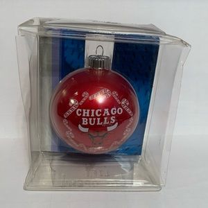 NBA Chicago Bulls Glass Ornament